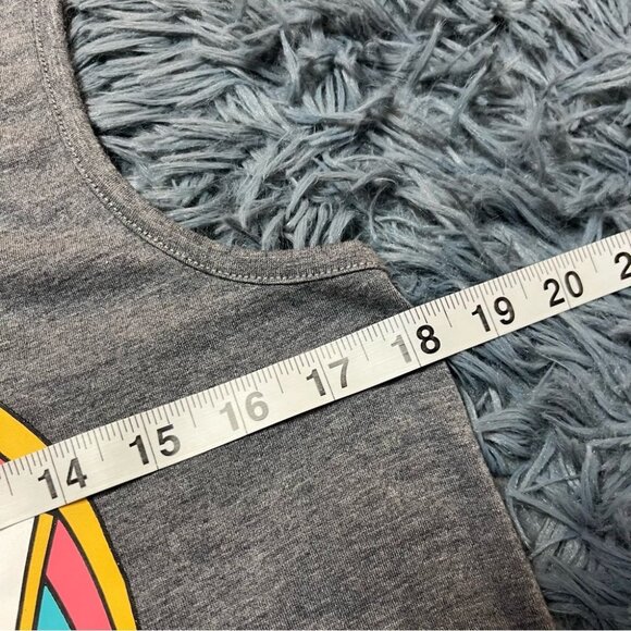 Band & Graphic Tank Tops Gray Size S M - Picture 8 of 9